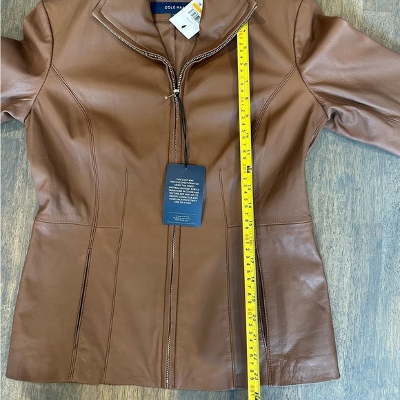 Cole Haan Genuine Lamb Leather Jacket - Picture 8 of 10